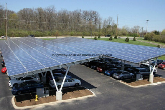 Estrutura de estacionamento solar Estrutura de aço Estacionamento de energia solar Fácil de instalar