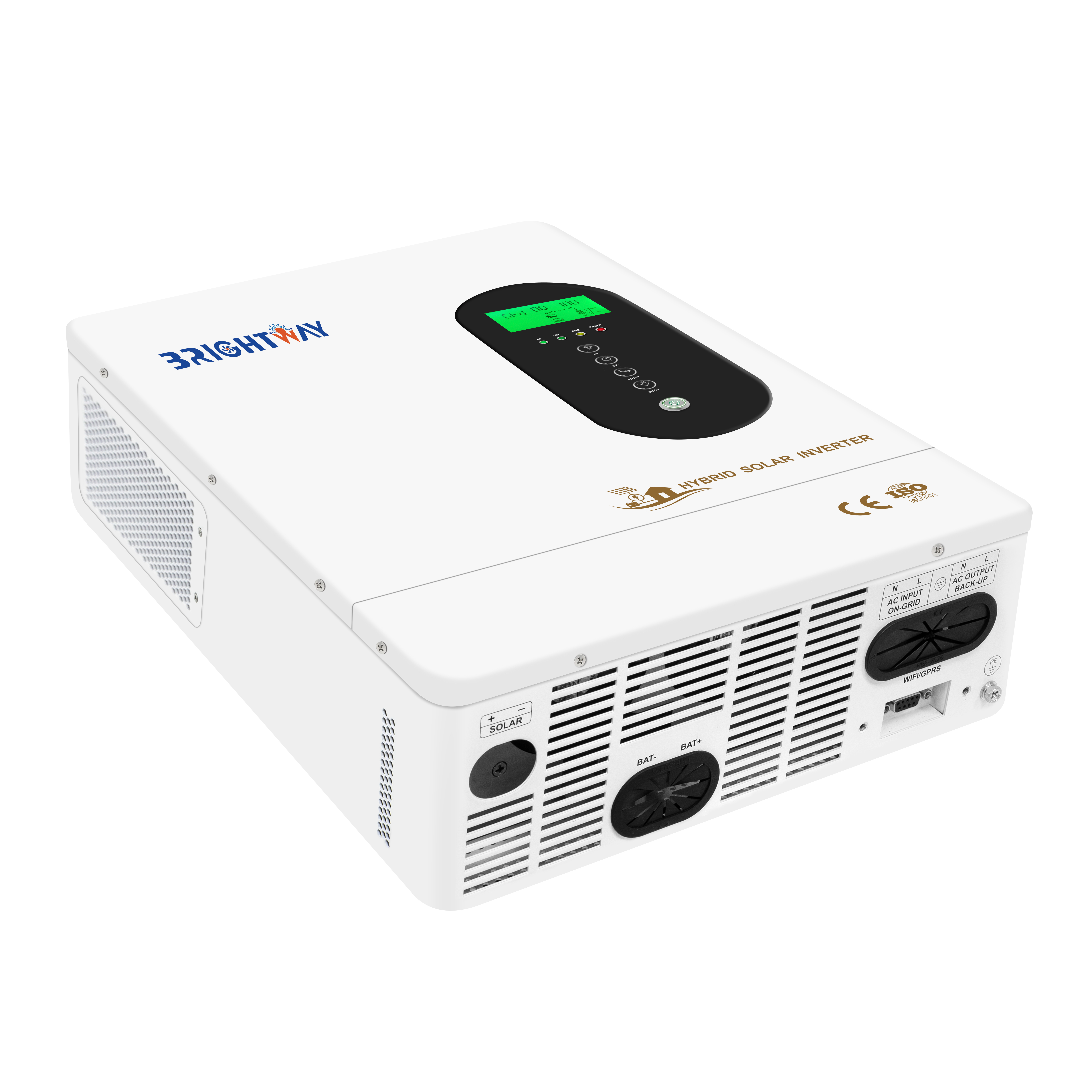 Brightway Solar 5kW híbrido monofásico no inversor solar de grade Off para uso da fazenda