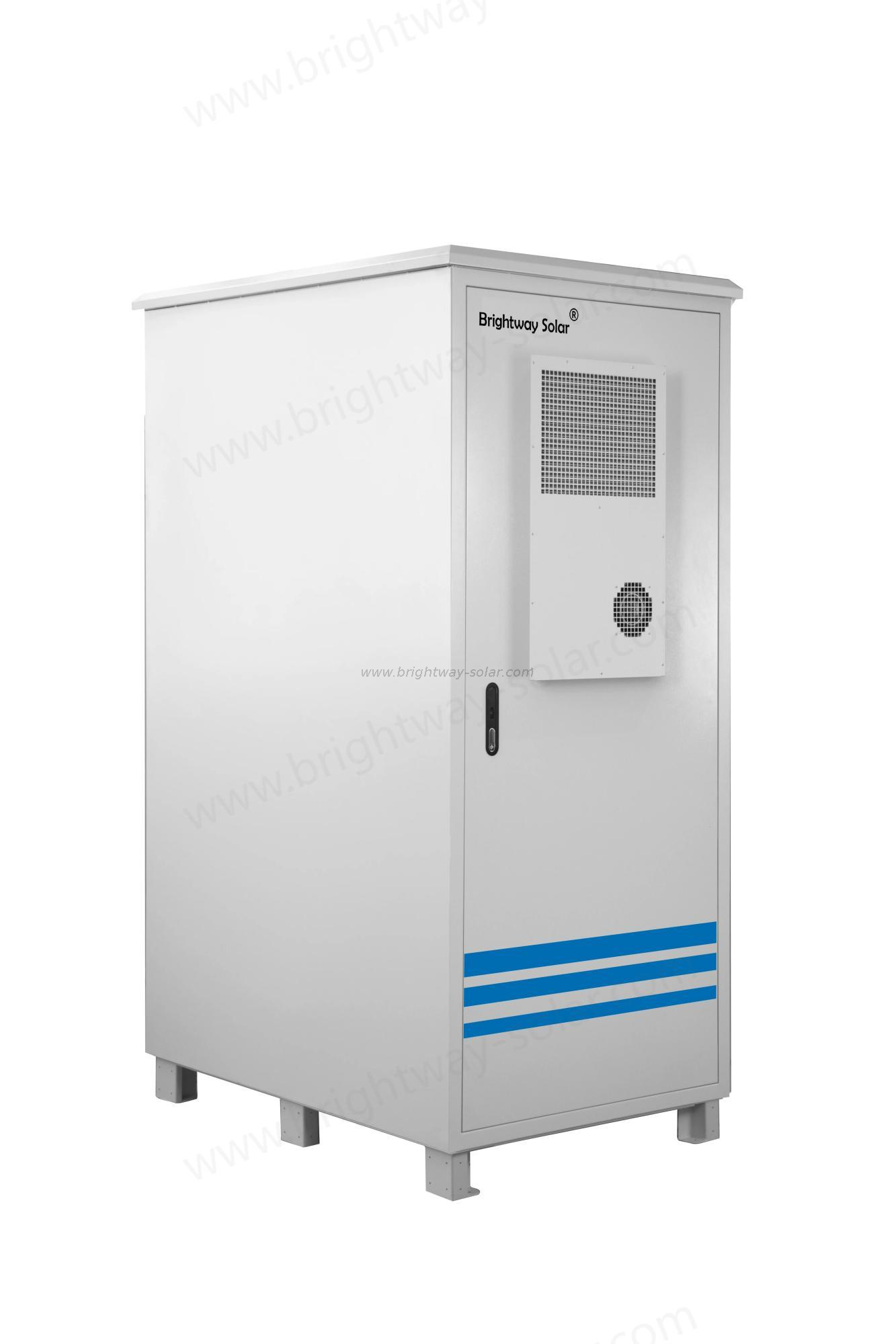 Brightway Solar Outdoor Power Power 30kW 51.2V 130AH LIFEPO4 Sistema de armazenamento de energia de resfriamento de ar de bateria